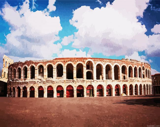 Arena Amphitheatre Verona Paint By Numbers.png