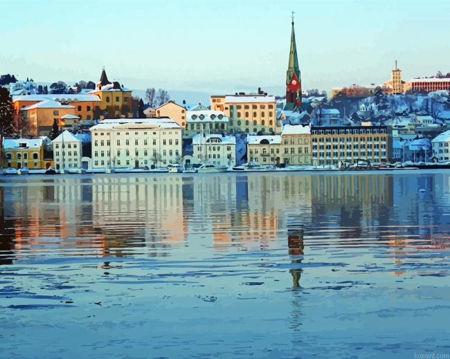 Arendal City Painting By Numberss.png