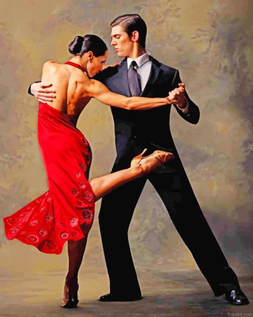 Argentine Tango Dancers New Painting By Numberss.png