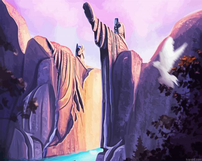 Argonath Statues Painting By Numberss.png
