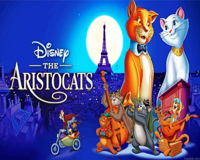 Aristocats Disney Animation Painting By Numberss.png
