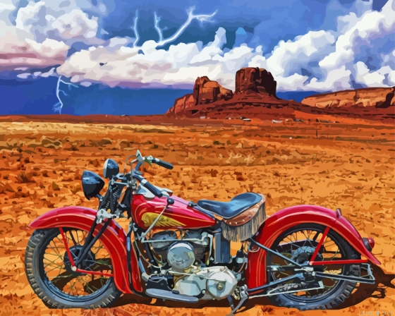 Arizona Indian Motorcycle Painting By Numberss.png