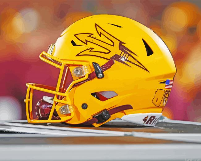 Arizona State Sun Devils Helmet Painting By Numberss.png