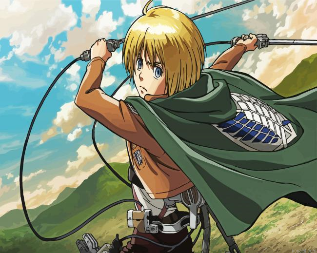 Armin Arlert Anime Character Painting By Numberss.png