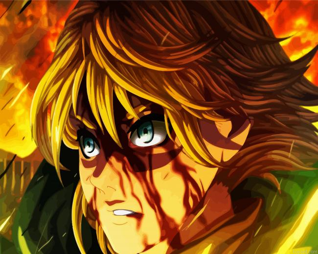 Armin Arlert Character Painting By Numberss.png