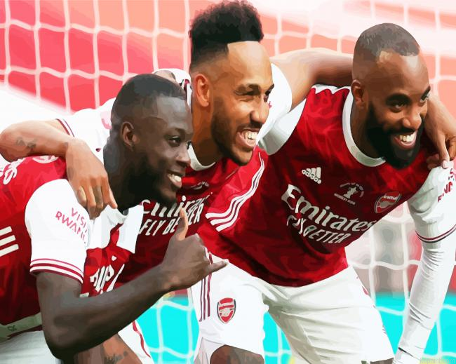 Arsenal Footballers Painting By Numberss.png