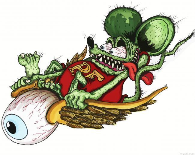 Art Rat Fink Painting By Numberss.png