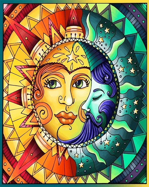 Art Sun And Moon New Painting By Numberss.png