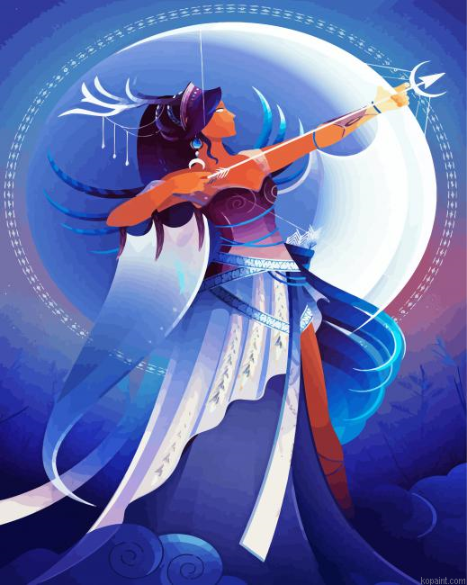 Artemis Art Painting By Numberss.png