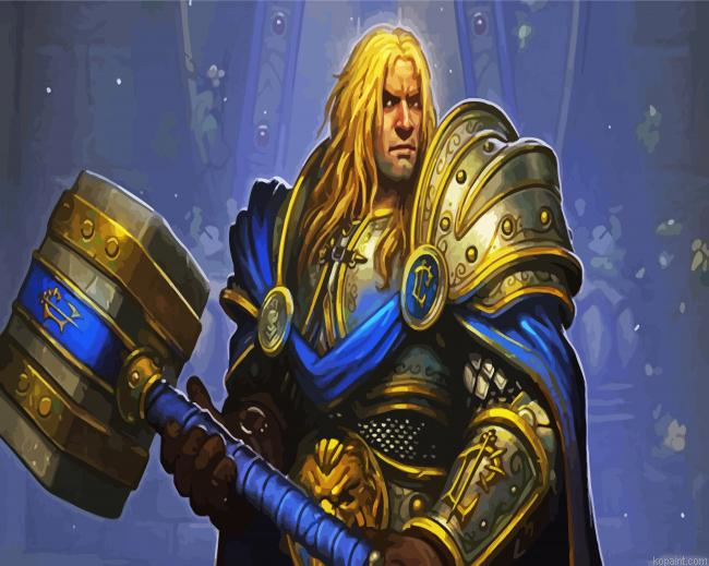 Arthas Hearthstone Menthil Video Games Painting By Numberss.png