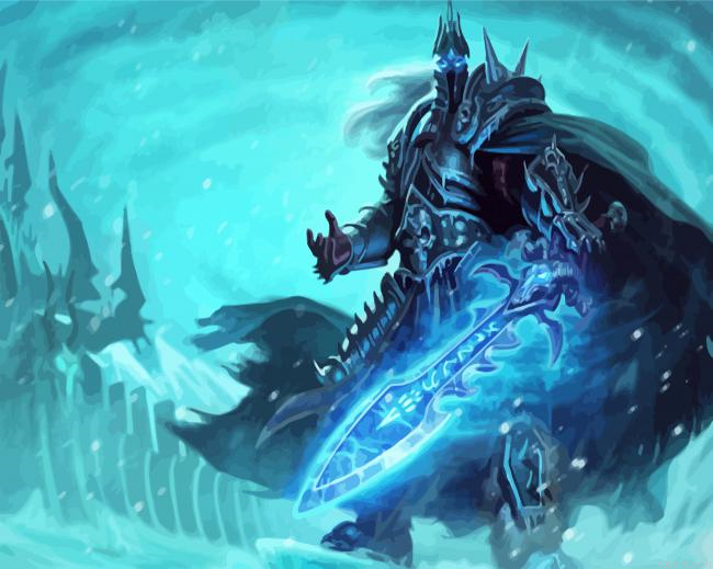 Arthas Menethil Character Painting By Numberss.png