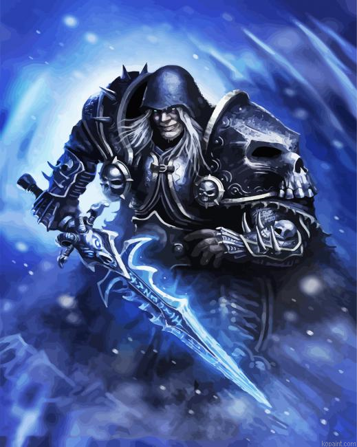 Arthas Menethil Game Character Painting By Numberss.png