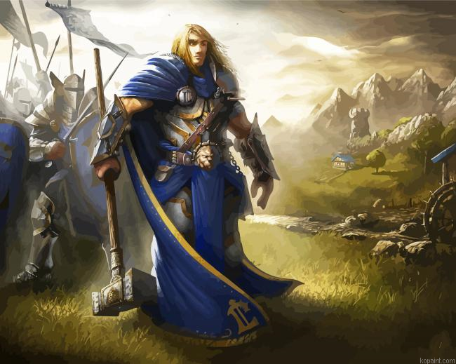 Arthas Menethil Warcraft Art Painting By Numberss.png