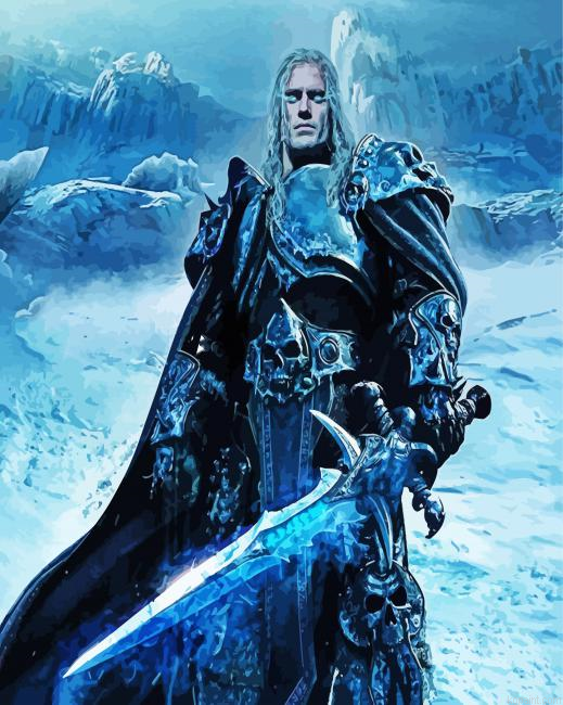 Arthas Menethil Warcraft Character Painting By Numberss.png