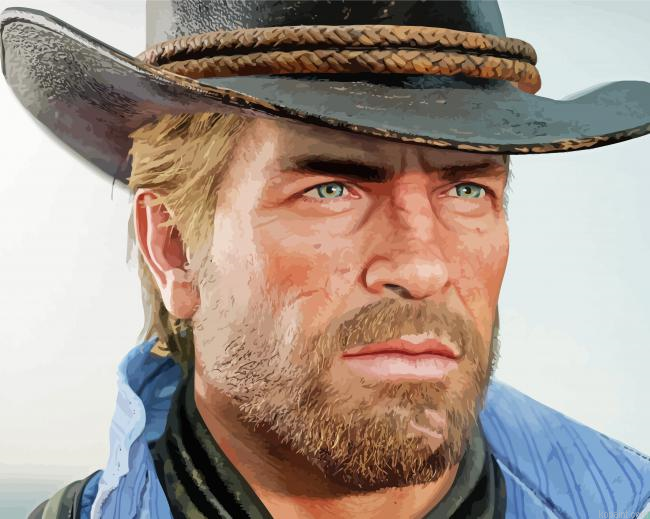 Arthur Morgan Red Dead Redemption 2 Character Painting By Numberss.png