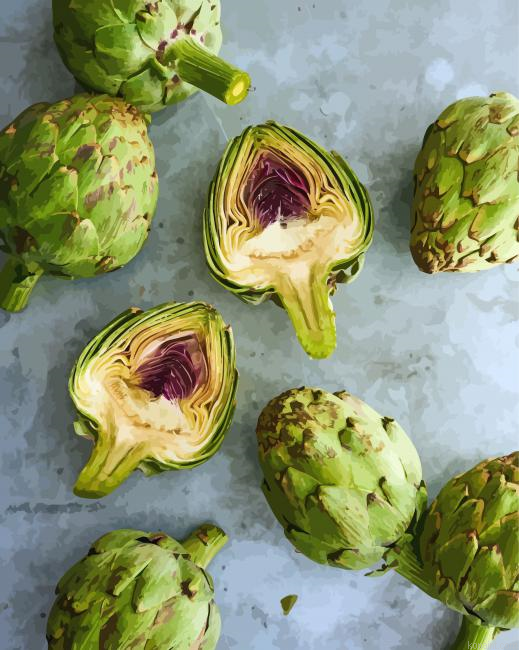 Artichokes Ablves Painting By Numberss.png