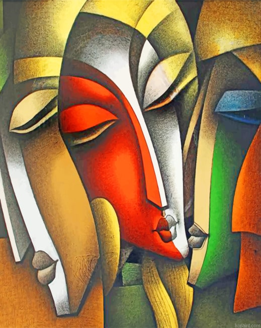 Artistic Abstract Faces New Painting By Numberss.png