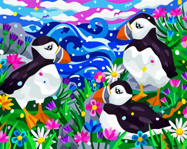 Artistic Birds Painting By Numberss.png