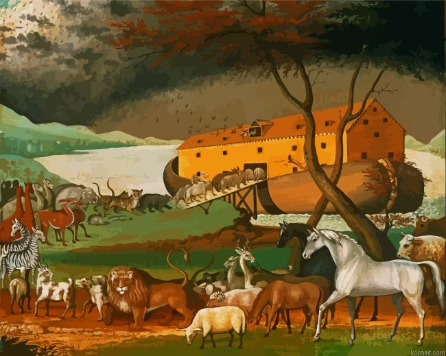 Artistic Noahs Ark Painting By Numberss.png