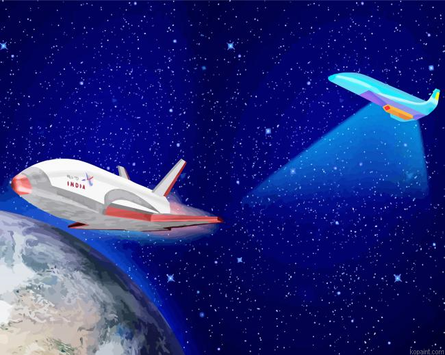 Artistic Space Vehicule Painting By Numberss.png