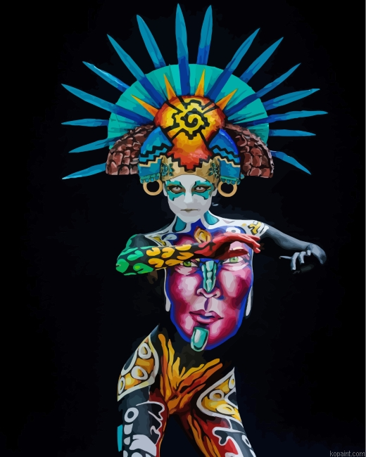 Artistic Woman Painting By Numberss.png