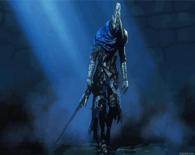 Artorias Dark Souls Video Game Painting By Numberss.png