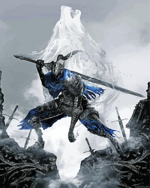 Artorias Video Game Cabracter Painting By Numberss.png