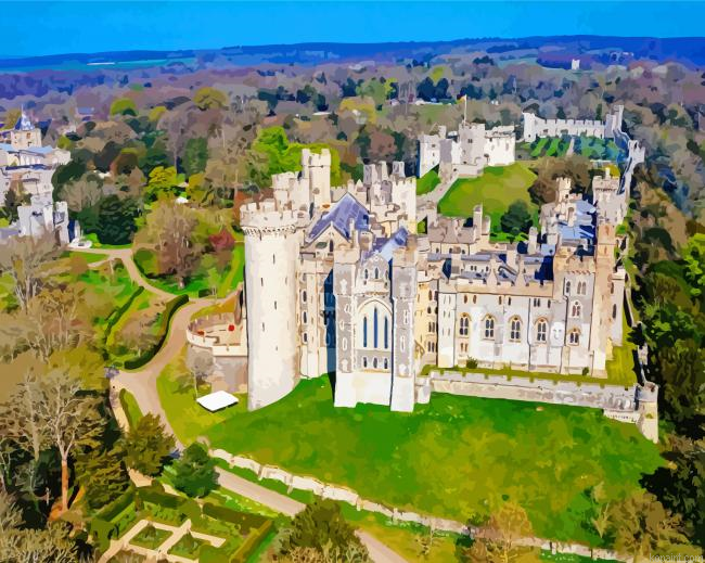 Arundel Castle Painting By Numberss.png