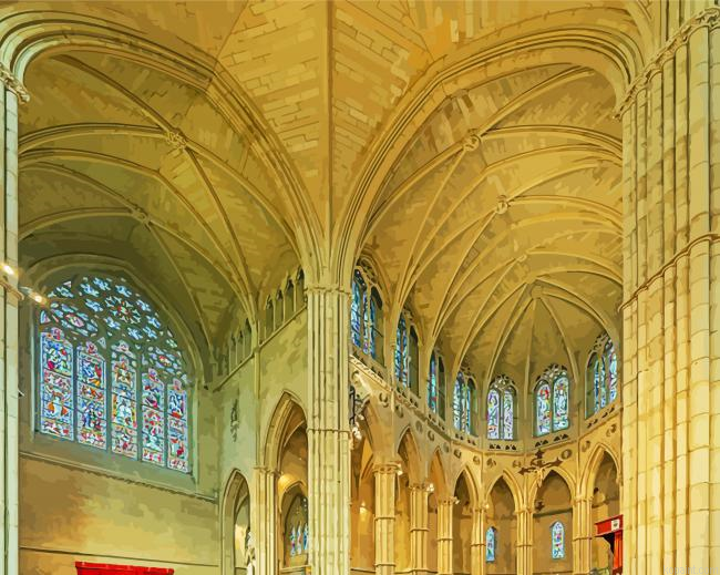 Arundel Cathedral Of Our Lady St Philip Howard Arundel Painting By Numberss.png