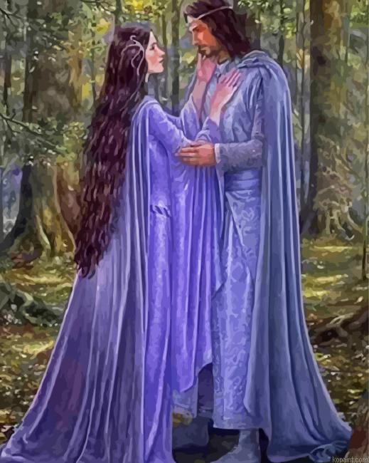 Arwen And Aragorn Painting By Numberss.png