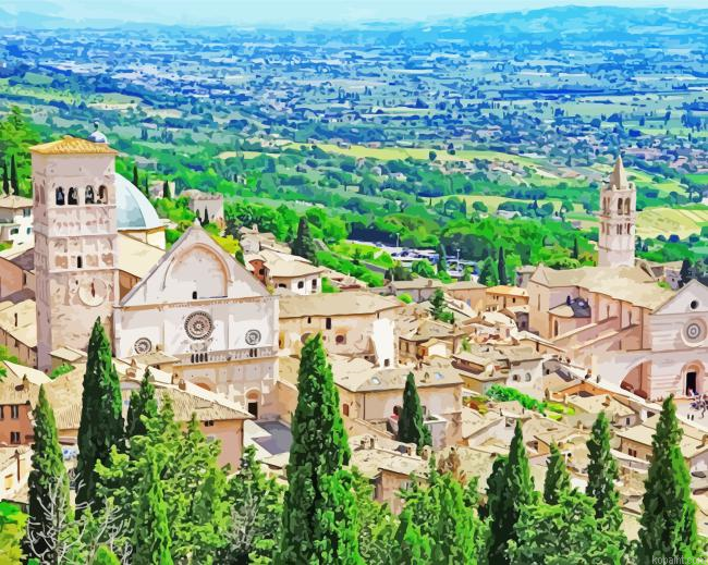 Assisi Italy Painting By Numberss.png