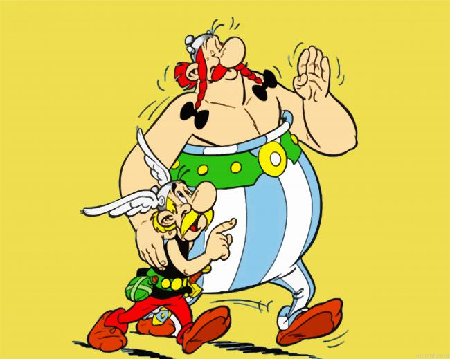 Asterix Comic Serie Painting By Numberss.png