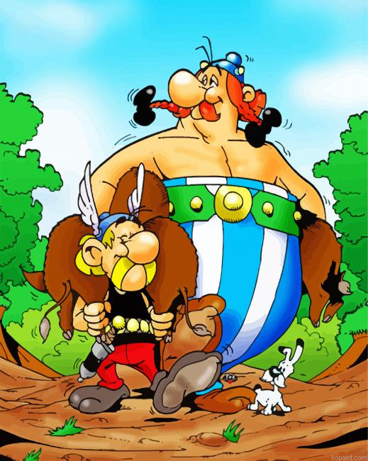 Asterix Serie CABracter Paint By Numbers