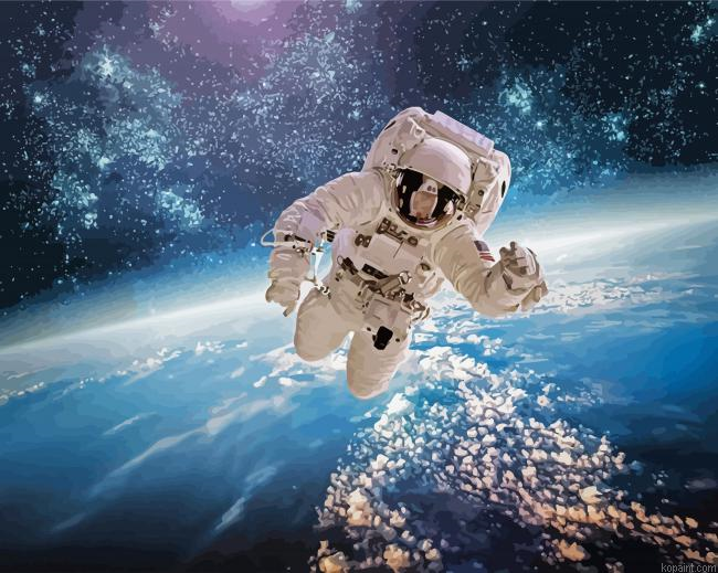 Astonaut Man Paint By Numbers