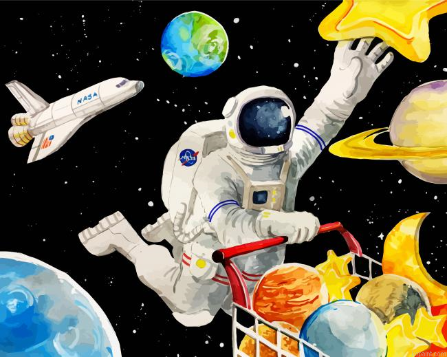 Astronaut Nasa Painting By Numberss.png
