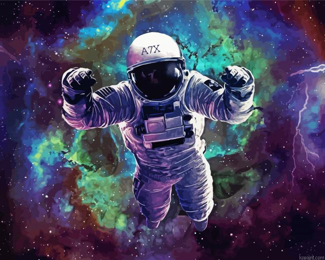 Astronaut Skull Painting By Numberss.png