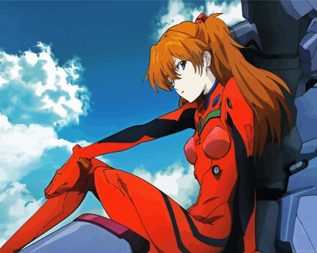 Asuka Anime Girl Painting By Numberss.png