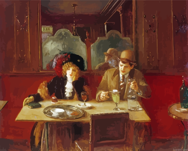 At The Cafe Painting By Numberss.png