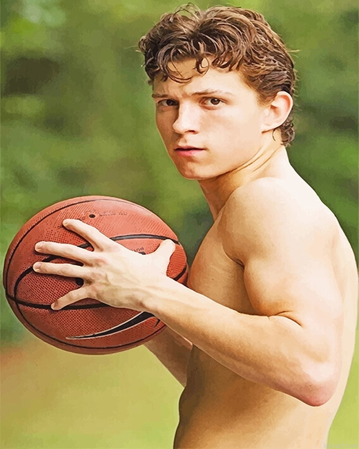 Athlete Tom Holland New Painting By Numberss.png