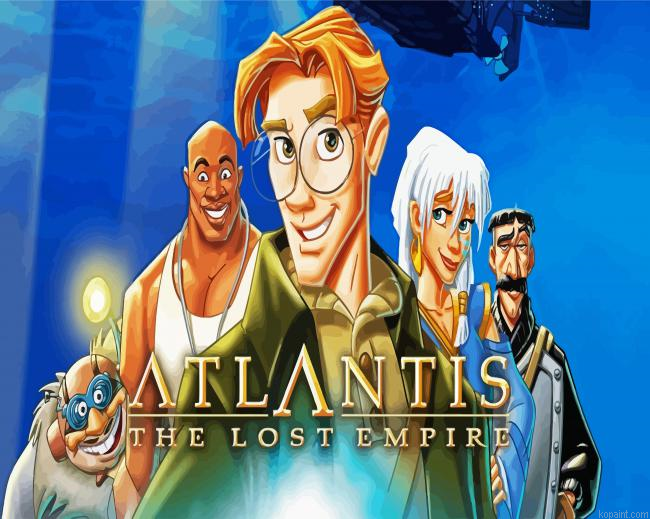 Atlantis The Lost Empire Paint By Numbers
