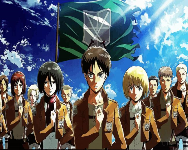 Attack On Titan Characters Painting By Numberss.png