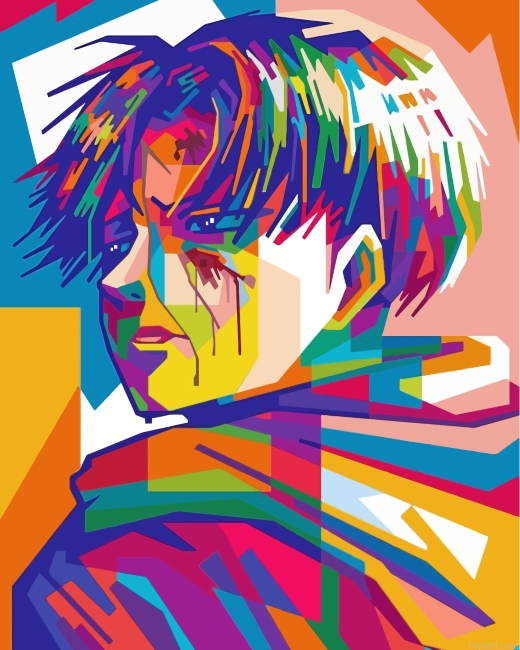 Attack On Titan Levi Art Paint By Numbers