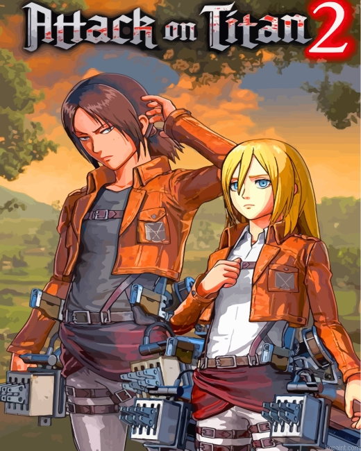 Attack On Titan Painting By Numberss.png
