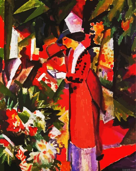 August Macke Walk In Flowers Painting By Numberss.png