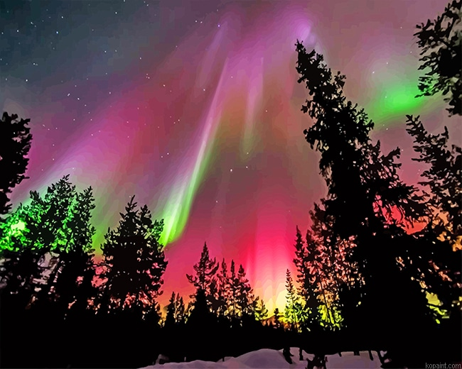 Aurora Finland New Painting By Numberss.png