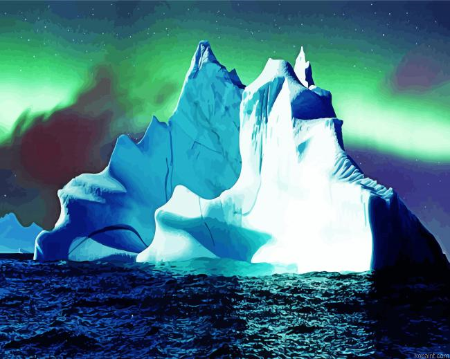 Aurora Iceberg Painting By Numberss.png
