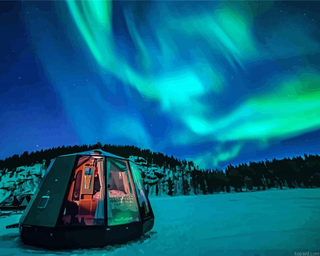 Aurora Lapland In Finland Painting By Numberss.png