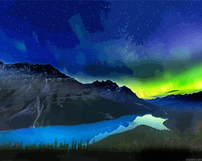 Aurora Nightscape Painting By Numberss.png