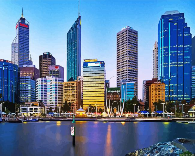 Australia Perth City Painting By Numberss.png