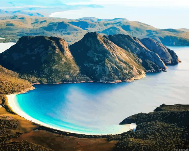 Australia Tasmania Seascape Paint By Numbers.png